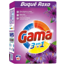 Стиральный порошок Gama Buquê Roxo Universal 3в1, 40 стирок, 2.2 кг 